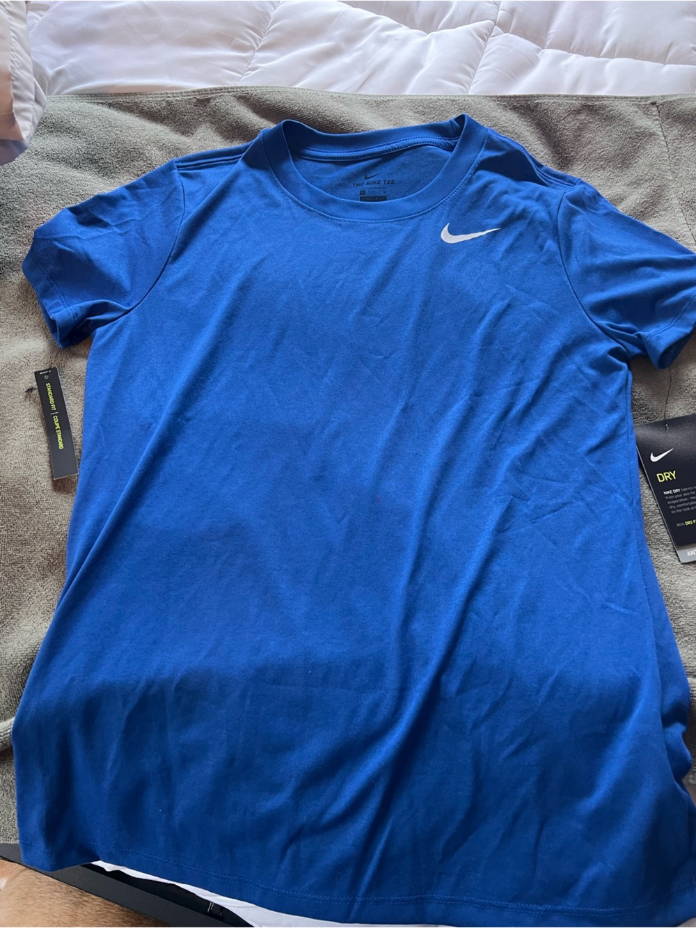 Nike women’s Dri-FIT Crew Neck T-Shirt - Blue